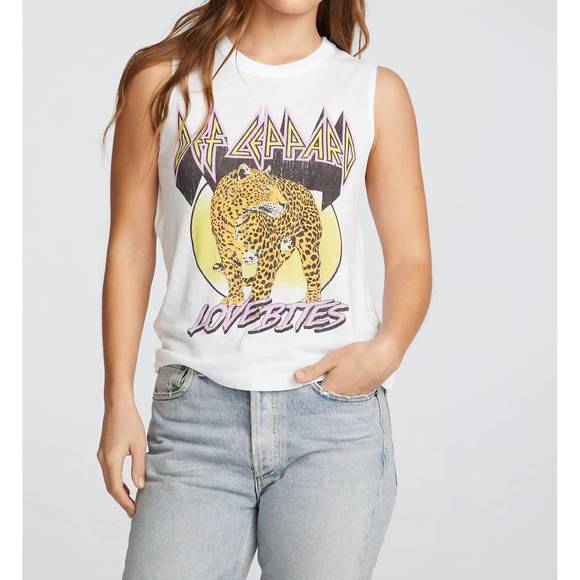 Def Leppard Love Bites Tank Top - Hysteria Band Shirt